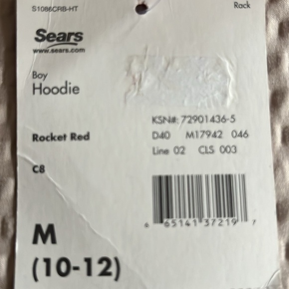 CANYON RIVER SPORT Hoodie. Rocket Red size Youth M(10/12) Kangaroo pockets. NWT - Picture 11 of 11